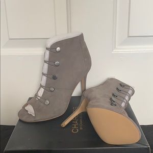Charles by Charles David Slate Suede ankle bootie
